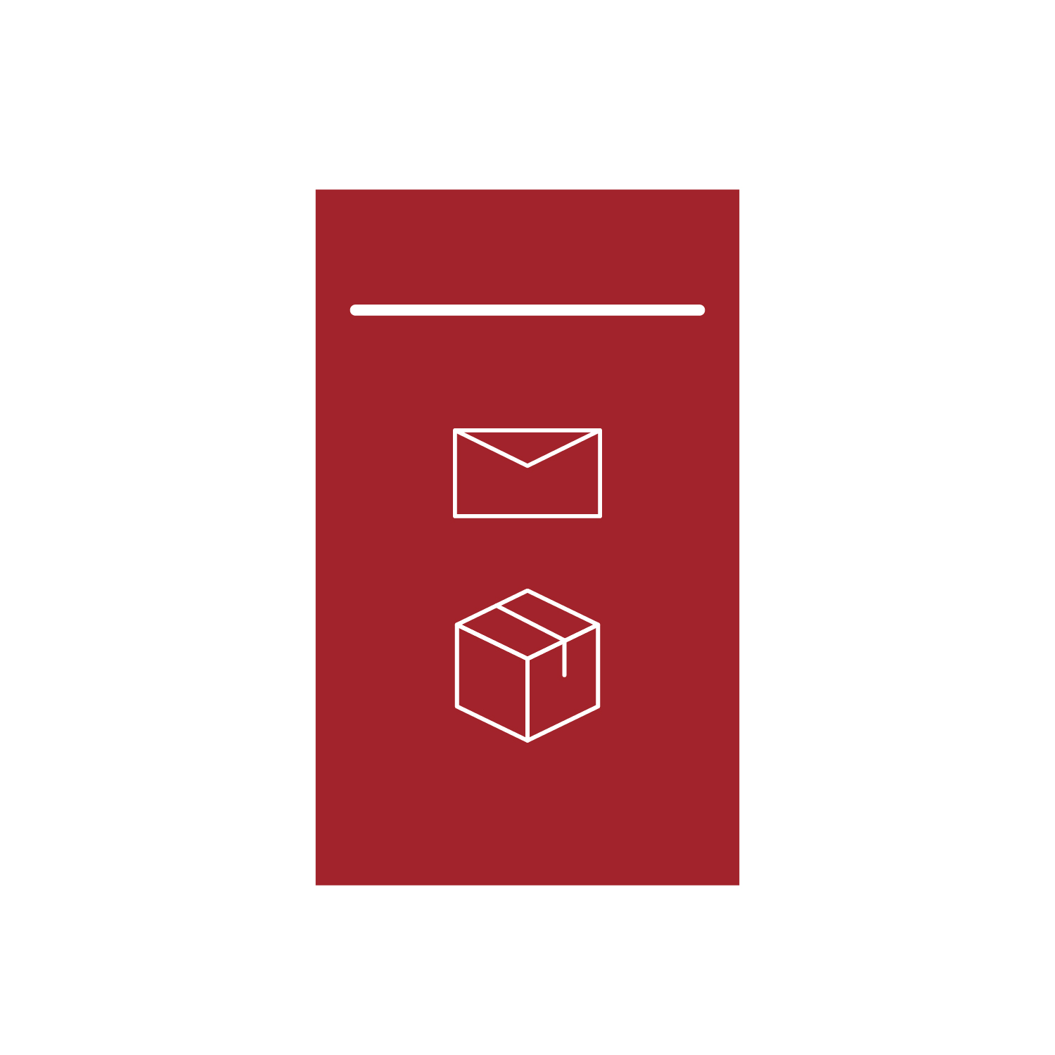  Boîte à colis avec fente pour lettres
