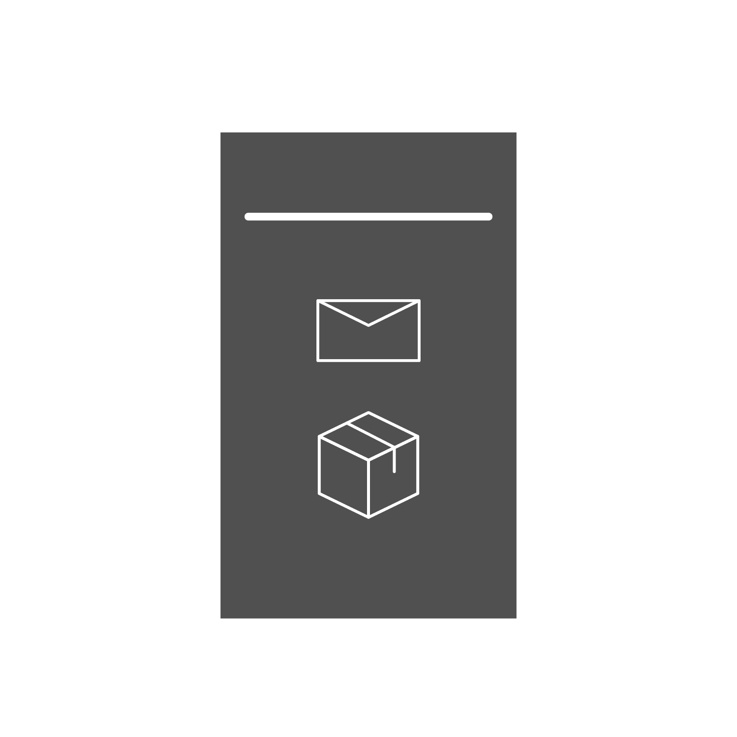 Boîte à colis avec fente pour lettres