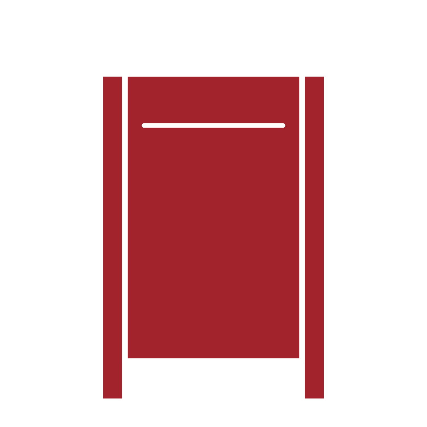  Boîte aux lettres sur pied
