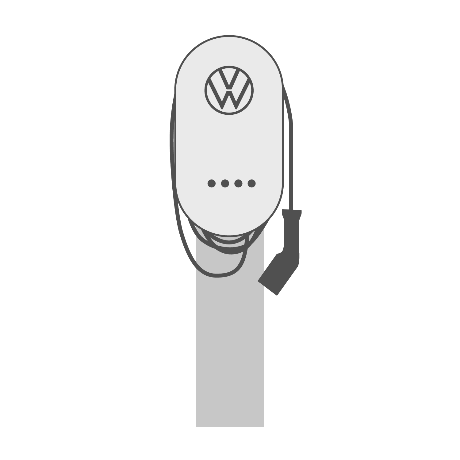  Socle pour borne de recharge StationMaster VW