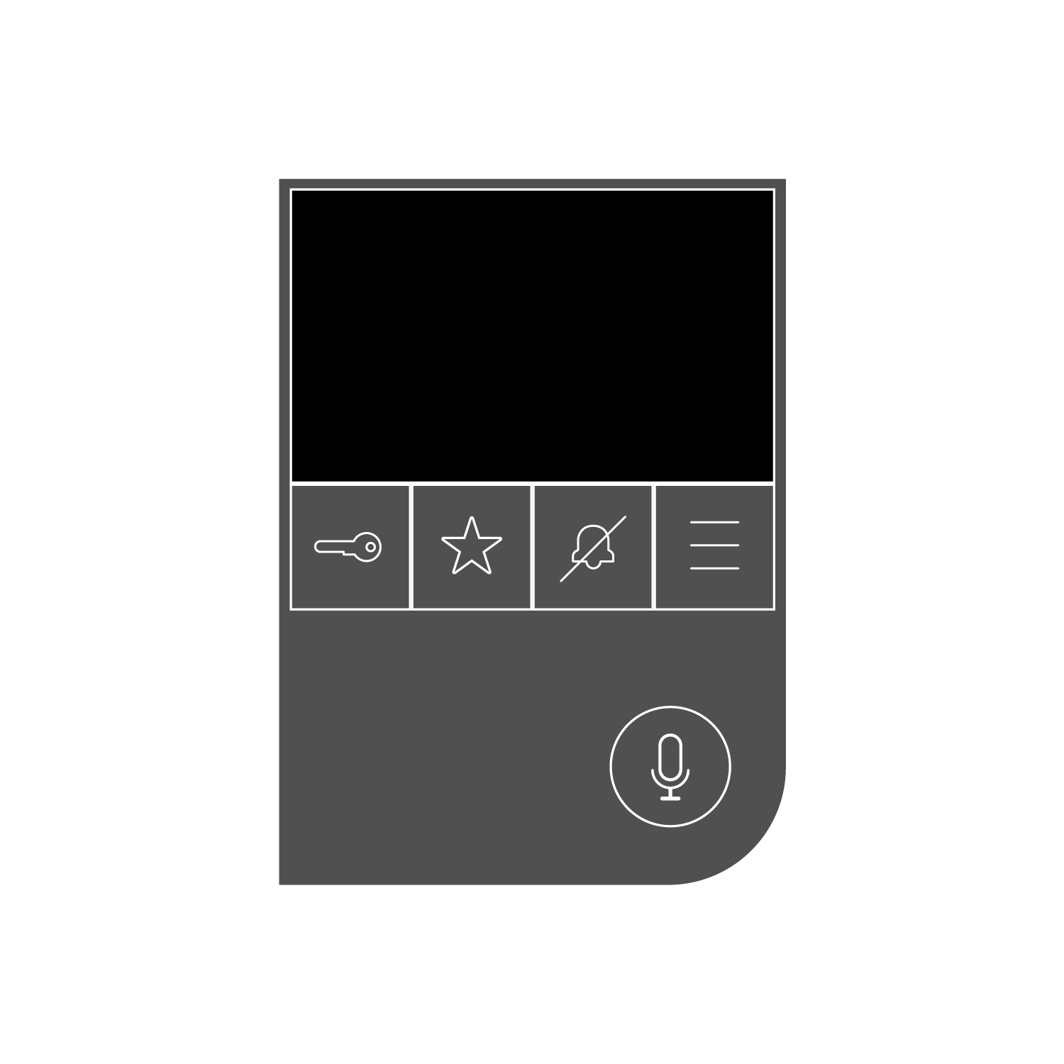 IP Video Poste intérieur A1101 Smart-On HomeTalk
