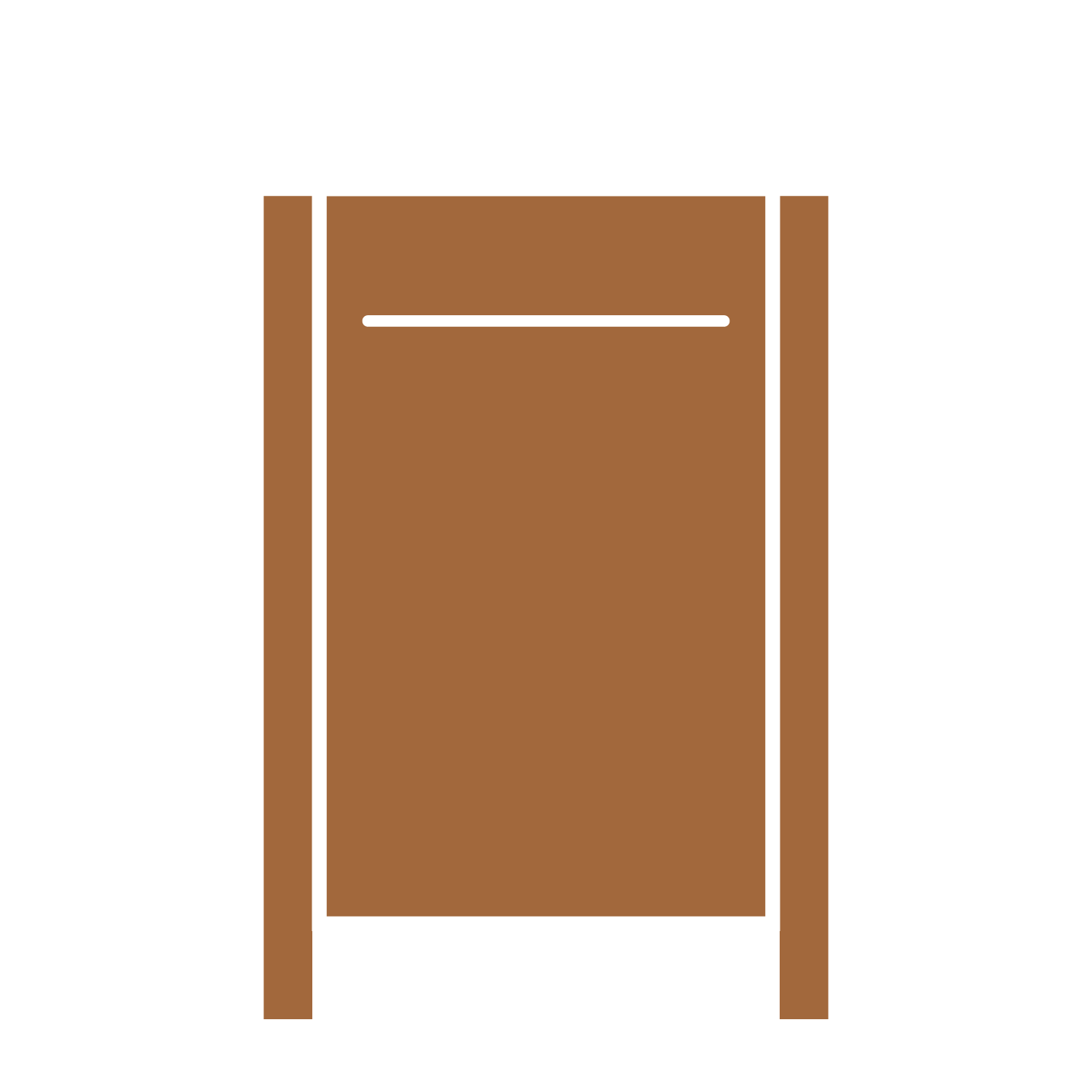  Boîte aux lettres en acier corten