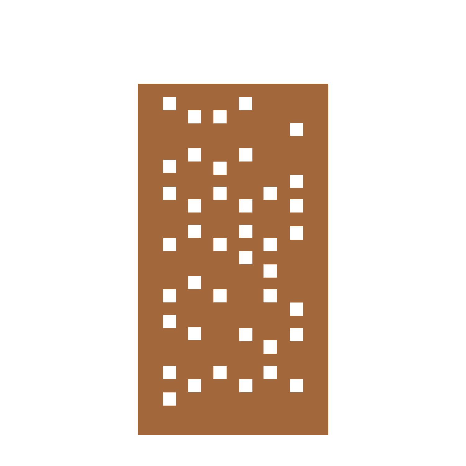  Brise-vue en acier Corten