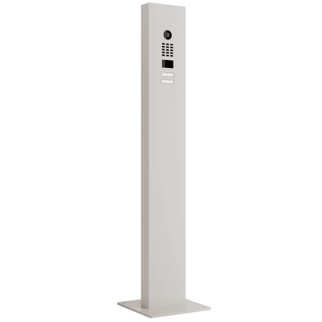 Interphone avec support e plaque de base Smart for Two Doorbird D1102V  en blanc