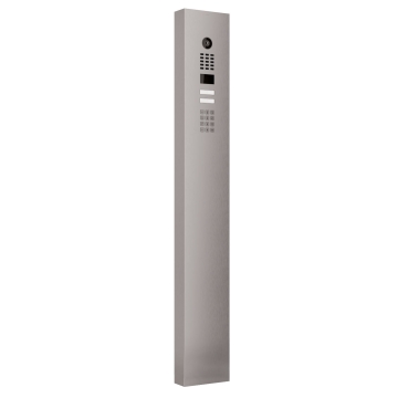 Interphone avec Keypad module et support Smart for Two Doorbird D1102KV en acier inoxydable