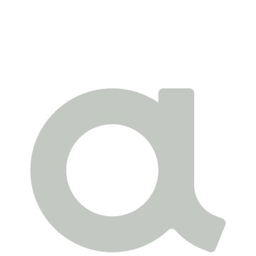 Lettre de maison auto-adhésif "a" - 40 mm en gris