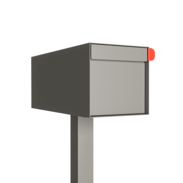 American Mailbox Americano en gris clair