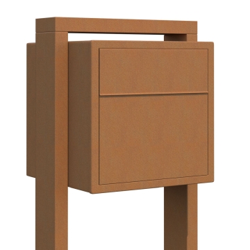 Boîte aux lettres sur pieds Soprano Rouille