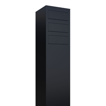 Boîte aux lettres sur pied Monolith for Three en Noir