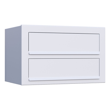 Boite aux Lettres Cube pour deux Blanche