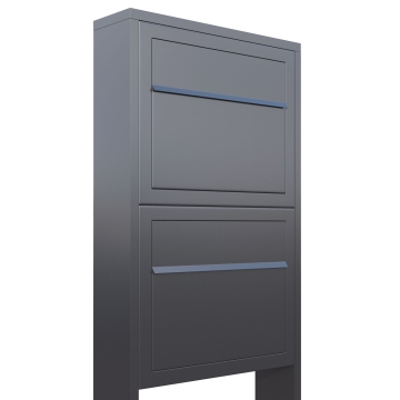Boîtes aux lettres Elegance pour Deux Anthracite