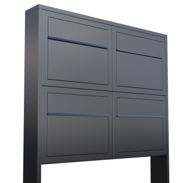 Boîte aux lettres Elegance for Four en Anthracite