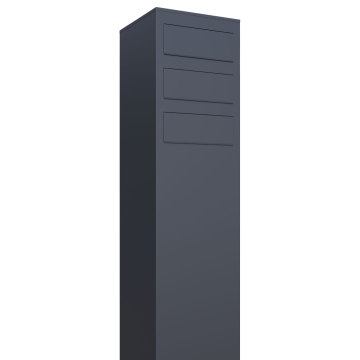 Boîte aux lettres sur pied Monolith for Three en Anthracite