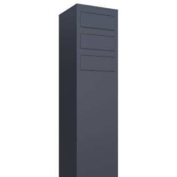 Boîtes aux lettres Monolith pour trois Anthracite