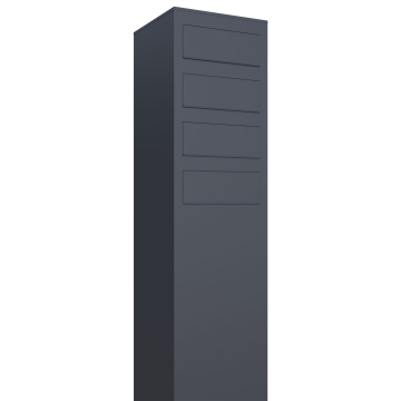 Boîte aux lettres sur pied Monolith for Four en Anthracite