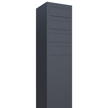 Boîtes aux lettres Monolith pour quatre Anthracite