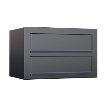 Boite aux Lettres Cube pour deux Anthracite