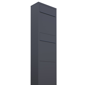 Boîte aux lettres sur pied Big Box for Two en Anthracite