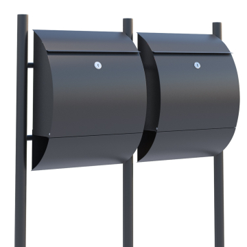 Boîte aux lettres Sunshine for Two en Anthracite