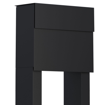 Boîte aux lettres sur pieds Molto Noire