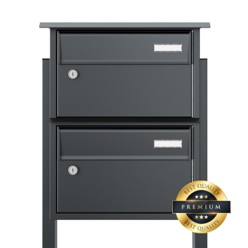 Boîte aux lettres sur pied Stellina for Two en Anthracite