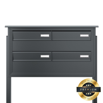 Boîte aux lettres sur pied Sogno for Four en Anthracite