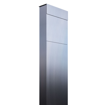 Boîte aux lettres sur pied The Box en Inox