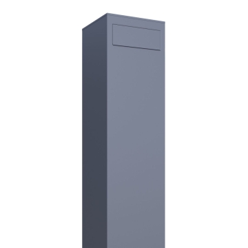 Boîte aux lettres sur pieds Monolith Grise