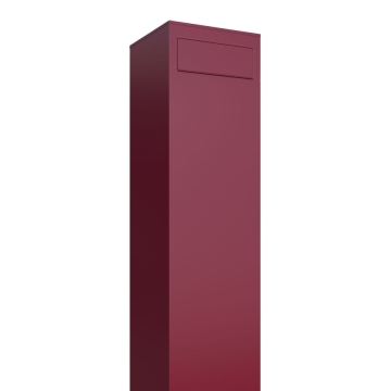 Boîte aux lettres sur pieds Monolith Rouge