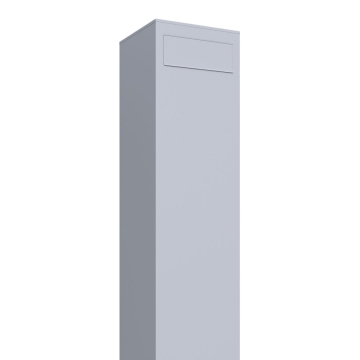 Boîte aux lettres sur pieds Monolith Blanche