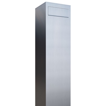 Boîte aux lettres sur pieds Monolith Inox