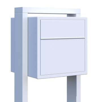 Boîte aux lettres sur pieds Soprano Blanche