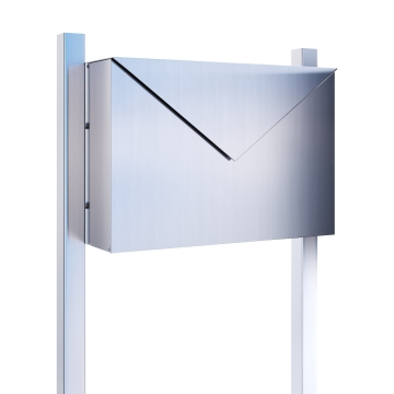 Boîte aux lettres sur pieds "The Letter" Inox