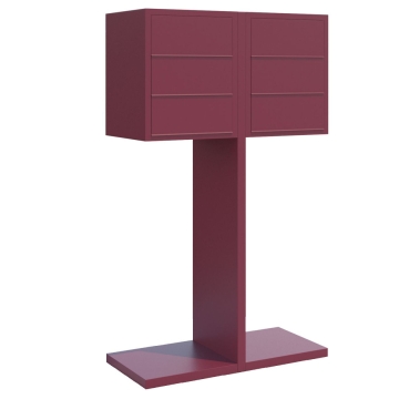 Boîtes aux lettres Hermes Double pour six Rouge