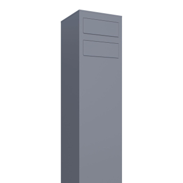Boîte aux lettres sur pied Monolith for Two en Gris