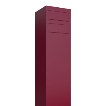 Boîtes aux lettres Monolith pour deux Rouge