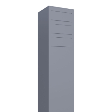 Boîtes aux lettres Monolith pour trois Grise