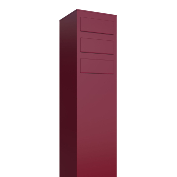 Boîte aux lettres sur pied Monolith for Three en Rouge