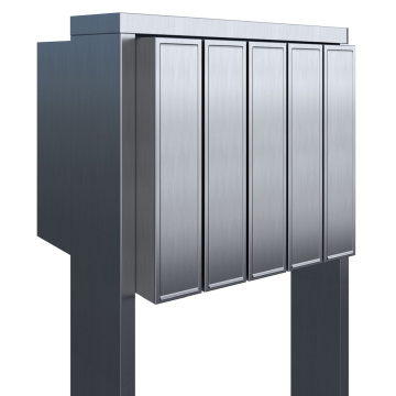 Boîtes aux lettres Flag pour cing Inox