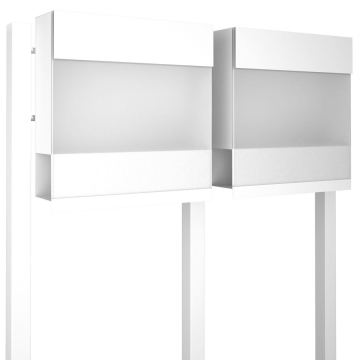 Boîte aux lettres Manhattan Special White for Two en Blanc
