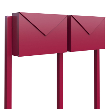 Boîte aux lettres "Letter for Two" en Rouge