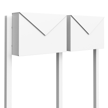 Boîtes aux lettres "The Letter" pour deux Blanche