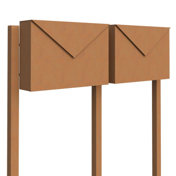 Boîte aux lettres "Letter for Two" en Rouille