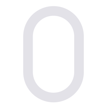 Numéro de Maison ''0'' Blanc