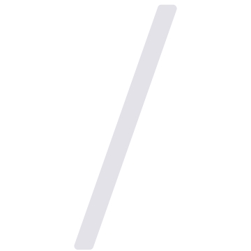 Numéro de Maison ''Slash'' Blanc