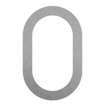 Numéro de Maison ''0'' Inox