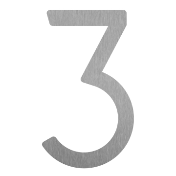 Numéro de Maison ''3'' Inox