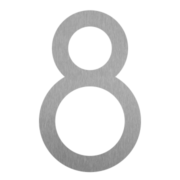 Numéro de Maison ''8'' Inox