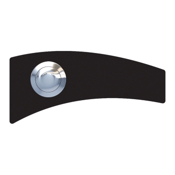 Sonnette Square Noire