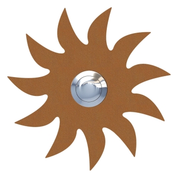 Sonnette Soleil Rouille